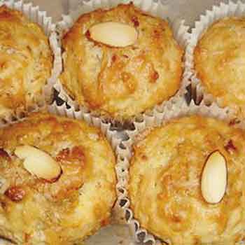 coconut almond muffins